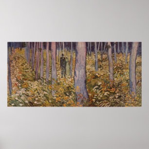 Poster Broussaille de Van Gogh la "avec deux figures"