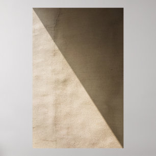 Poster Brown concrete wall