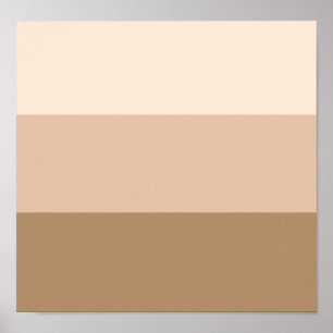 Poster Brown Ombre strié