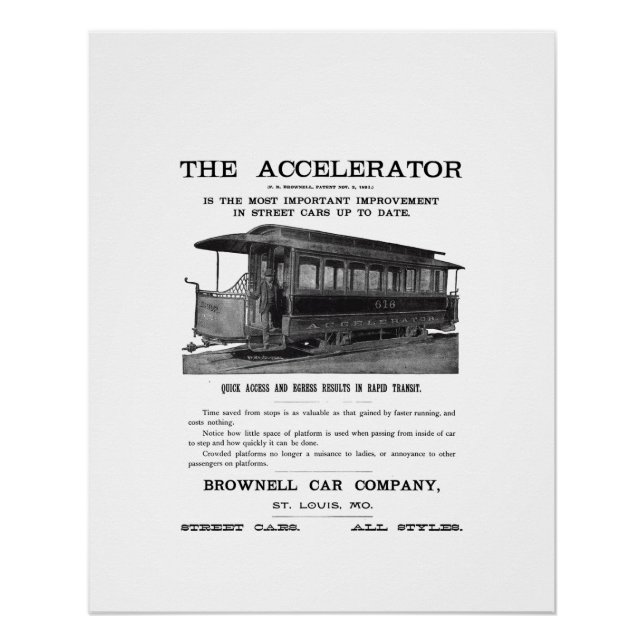 Poster Brownell Car Company (Devant)