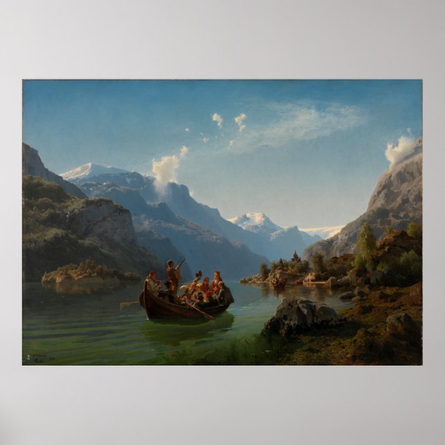 Poster Brudeferden i Hardanger (Devant)