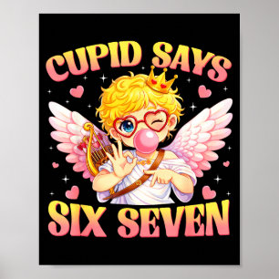 Poster Bruh 67 Six Seven 6 7 Mème Saint-Valentin Drôle Fe