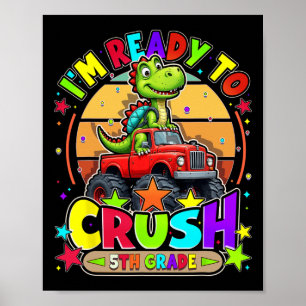 Poster Bruh je suis en 5e année Dabbing Boys Enfants Game