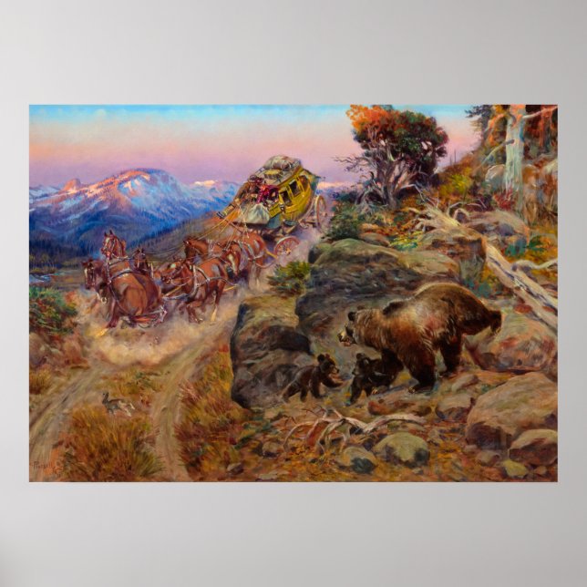 Poster Bruin Not Bunny Turned the Leaders, 1924, par Russ (Devant)