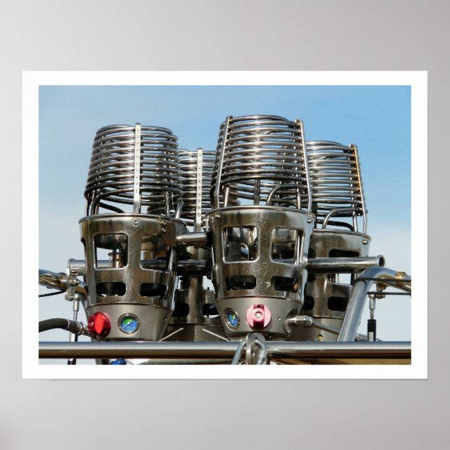 Poster Brûleurs à ballon à air chaud (Devant)