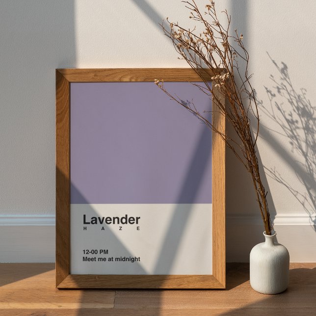 Poster Brume de lavande (Créateur téléchargé)