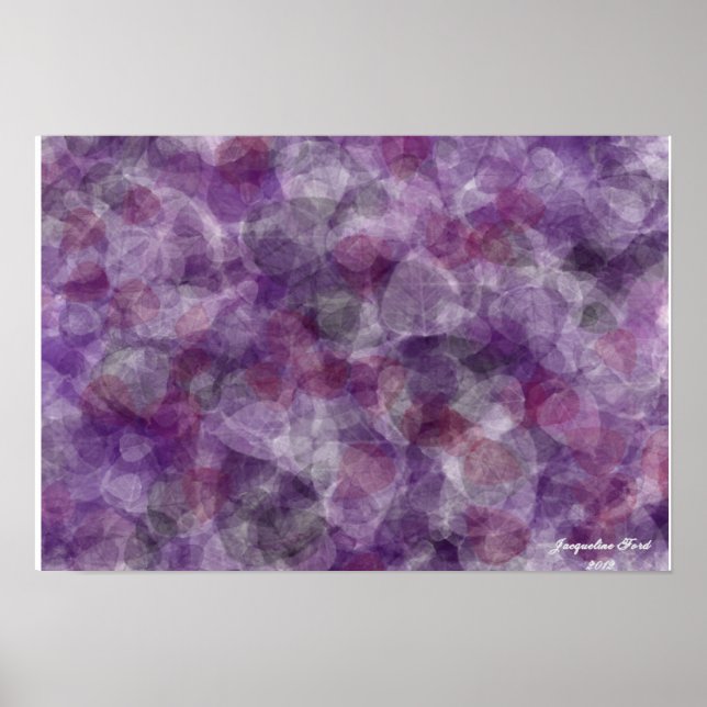 Poster Brume pourpre (Devant)