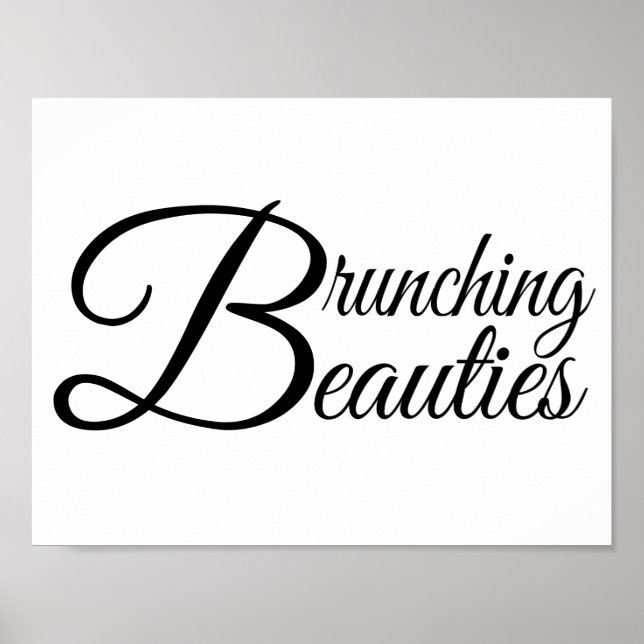 Poster Brunch Beautés (Devant)