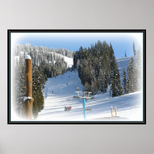 Poster Brundage Station de ski en McCall Idaho