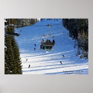 Poster Brundage Station de ski, McCall, Idaho
