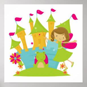 Poster Brunette Fairy Princesse
