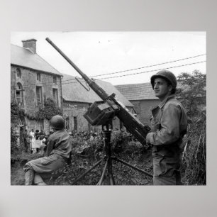 Poster Brunissement 50 de la deuxième guerre mondiale de