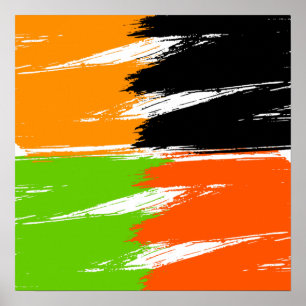 Poster Brush Stroke Paint