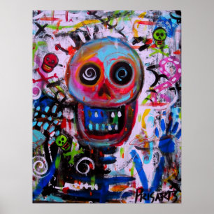 POSTER BRUT SKULL
