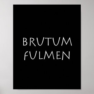 Poster Brutum fulmen