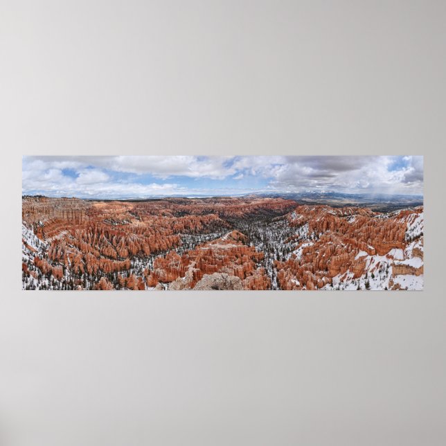 Poster Bryce Canyon : Bryce Point Panoramique Imprimer (Devant)