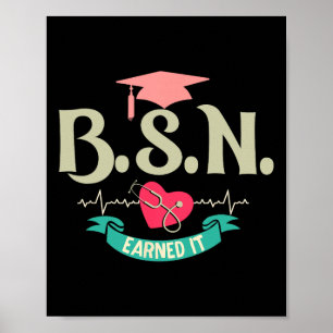 Poster Bsn A Obtenu Son Diplôme D'Infirmière Supérieure E