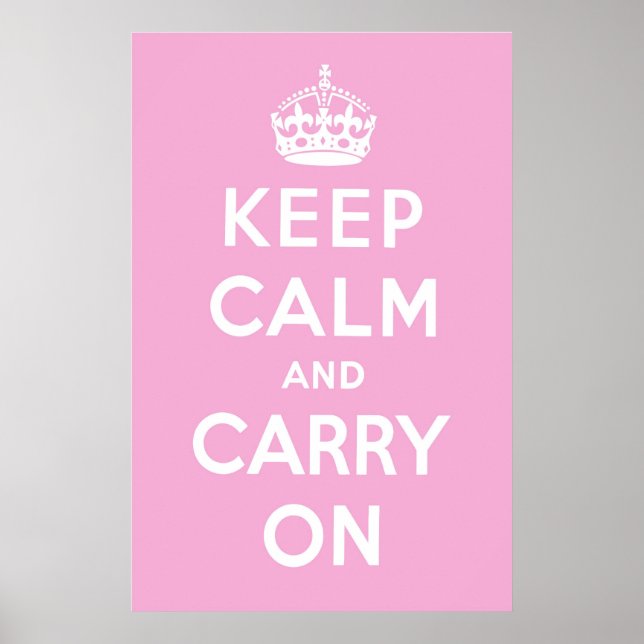 Poster Bubblegum rose (Devant)