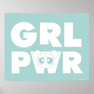 Poster Bubbles : Girl Power