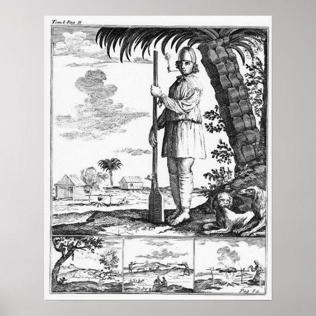 Poster Buccaneer aux Antilles, 1686 (Devant)