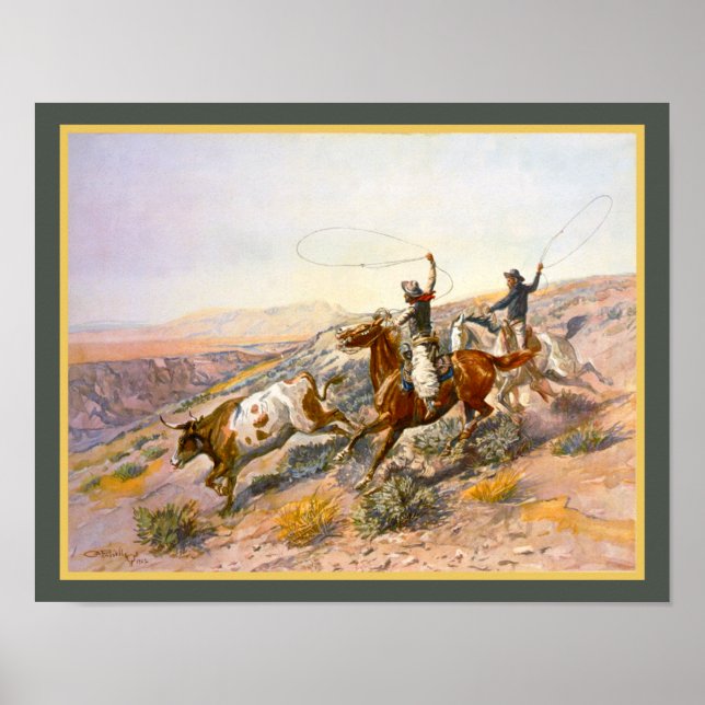 Poster Buccaroos 1902 Old West Cowboy (Devant)