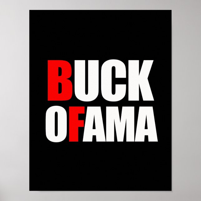 POSTER BUCK OFAMA (Devant)