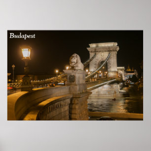 Poster Budapest, Hongrie