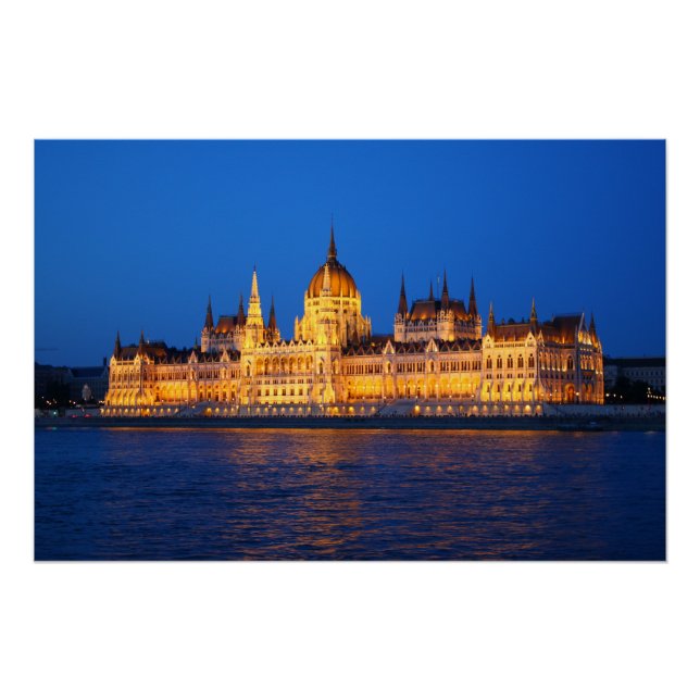Poster Budapest Hongrie (Devant)