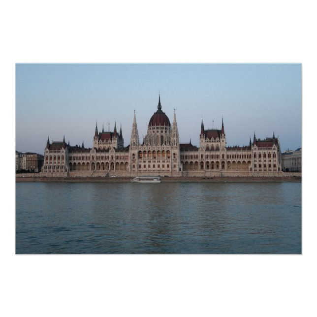 Poster Budapest Hongrie (Devant)