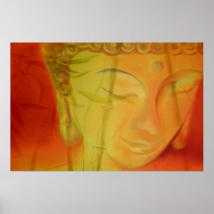 Poster Buddha &Bambus