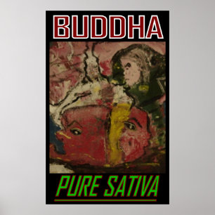POSTER BUDDHA PURE SATIVA