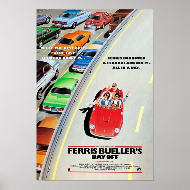 Poster Buellers Ferris (Devant)