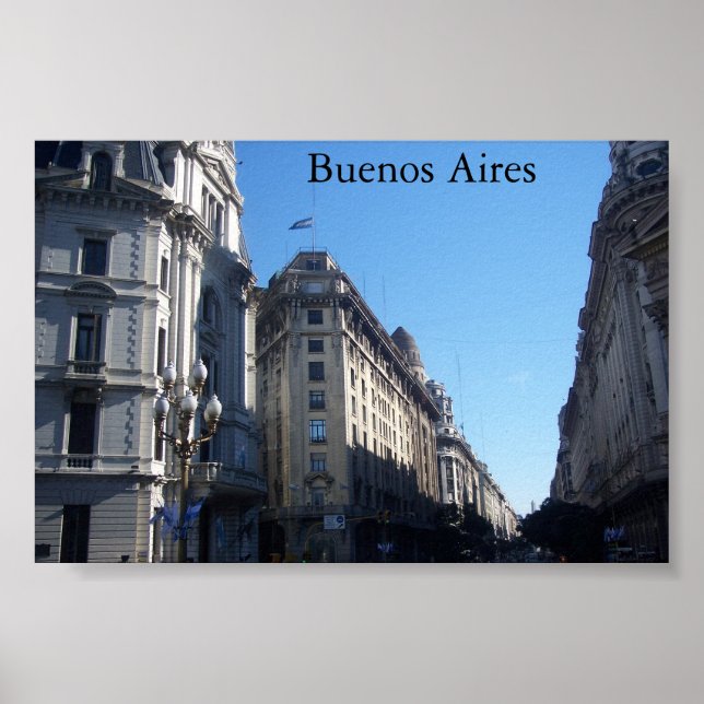 Poster Buenos Aires, Argentine (Devant)