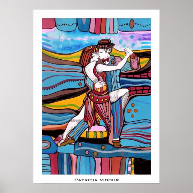 Poster Buenos Aires, la Reina del Plata Tango (Devant)