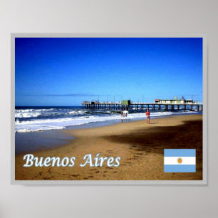 Poster Buenos Aires - Pinamar -