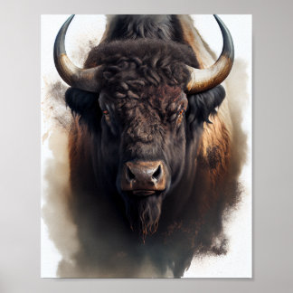 Poster Buffalo américain