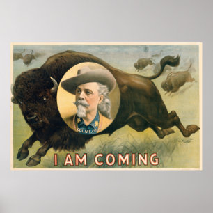 Poster Buffalo Bill Cody's Wild West Show - vers 1900