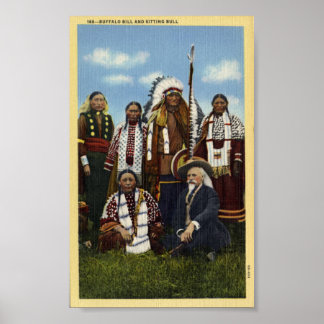 Poster Buffalo Bill & Sitting Bull
