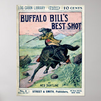 Poster Buffalo Bill Wild West Imprimer