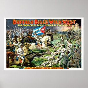 Poster Buffalo Bill's Wild West/Congress of Rough Riders