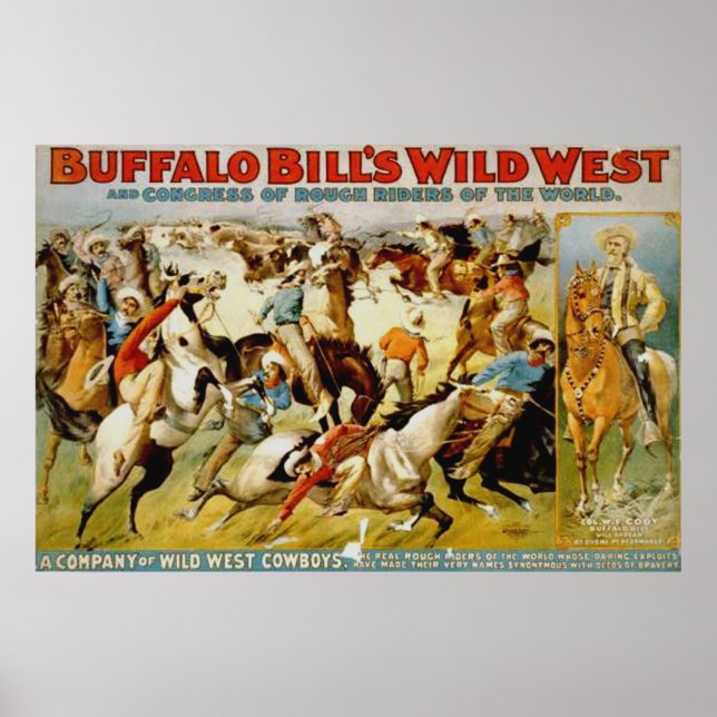 Poster Buffalo Bill's Wild West Show (Devant)