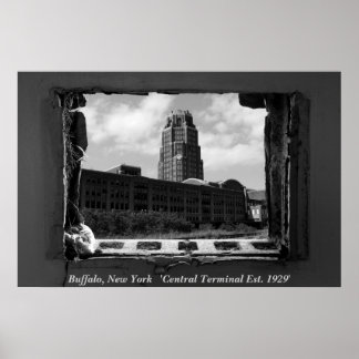 Poster Buffalo, New York 'Central Termi...