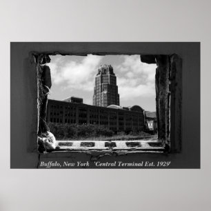 Poster Buffalo, New York   'Termi central…