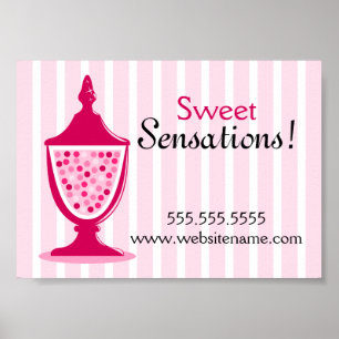 Poster Buffet de bonbons et table de dessert
