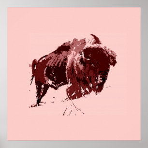 Poster Buffle - Bison