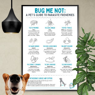 Poster Bug Me Not - Le guide de l'animal de compagnie sur