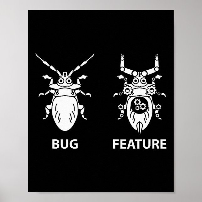 Poster Bug Or Feature Tank Top  (Devant)