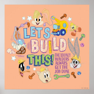 Poster BUGS BUNNY BUILDERS™ Croquis "Construisons cela"