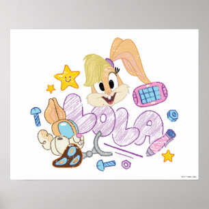 Poster BUGS BUNNY BUILDERS™ Croquis de Lola
