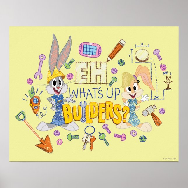 Poster BUGS BUNNY BUILDERS™| Eh, What's Up Builders? (Devant)